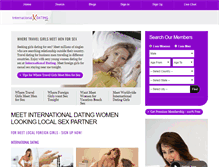 Tablet Screenshot of internationalxdating.com